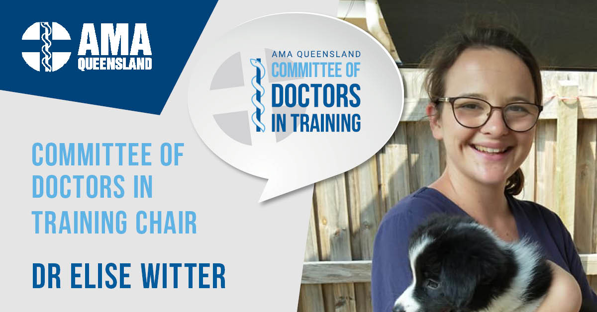 New Committee of Doctors in Training Chair Dr Elise Witter